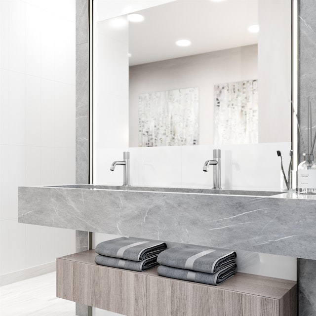 Apollo Button Operated Single-Hole Bathroom Faucet - image 6 - other