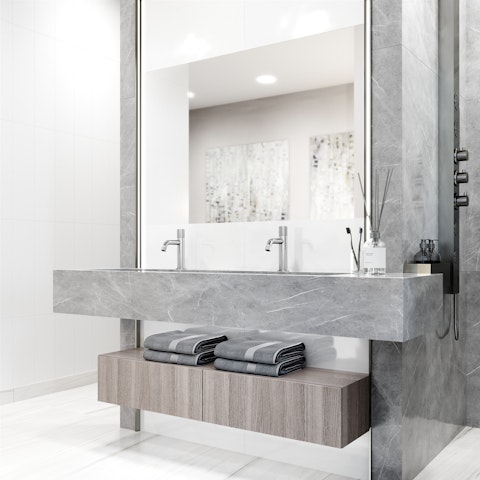 Apollo Button Operated Single-Hole Bathroom Faucet - image 7 - other