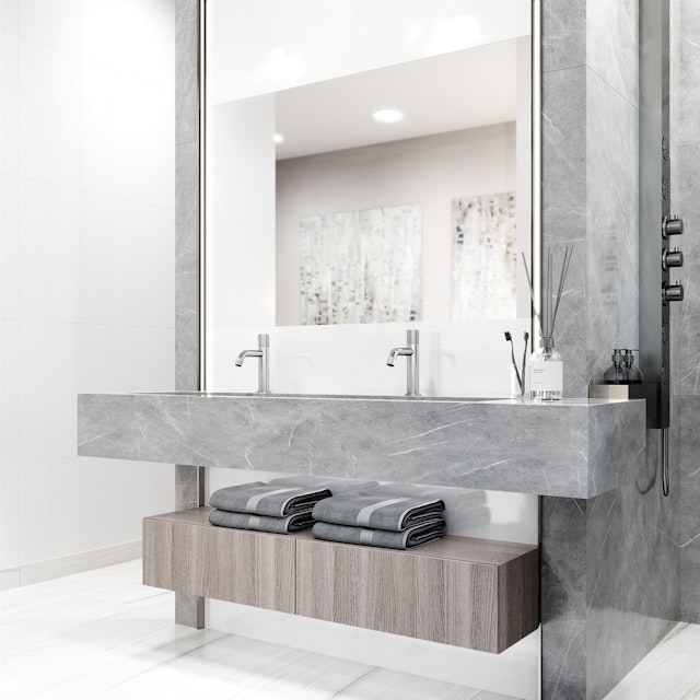 Apollo Button Operated Single-Hole Bathroom Faucet - image 7 - other