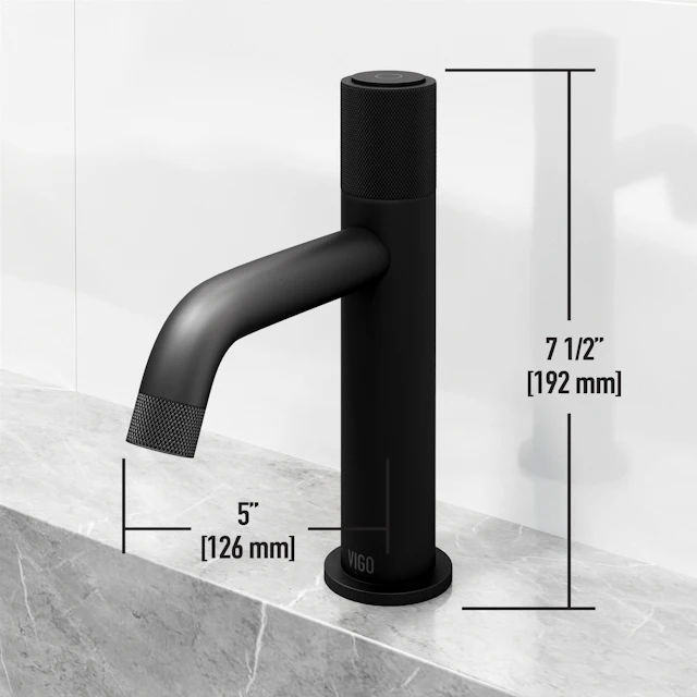 Apollo Button Operated Single-Hole Bathroom Faucet - angle 13 - other