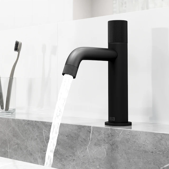 Apollo Button Operated Single-Hole Bathroom Faucet - angle 5 - other