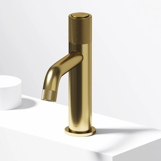 Apollo Button Operated Single-Hole Bathroom Faucet - angle 2 - other