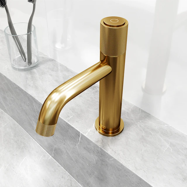 Apollo Button Operated Single-Hole Bathroom Faucet - angle 4 - other