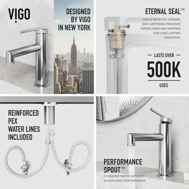 Sterling Single Handle Single-Hole Bathroom Faucet - angle 11 - other
