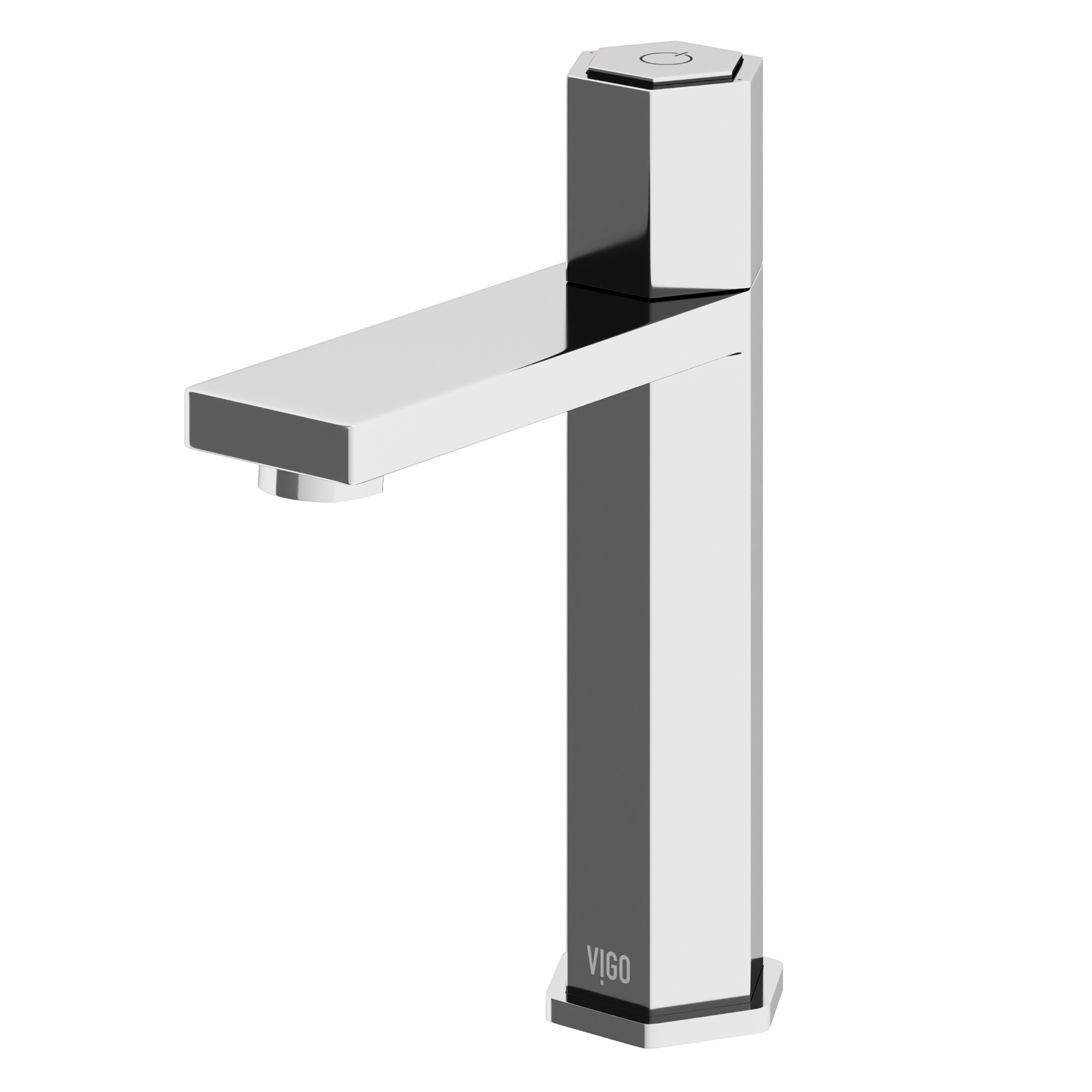 Nova Button Operated Single-Hole Bathroom Faucet