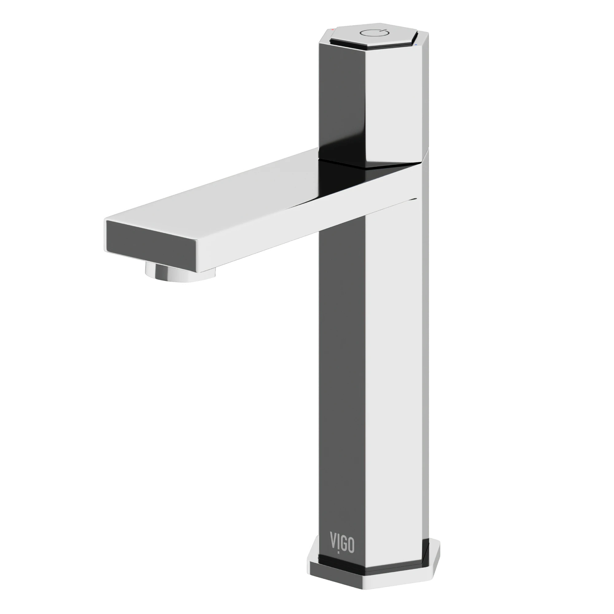 Nova Button Operated Single-Hole Bathroom Faucet