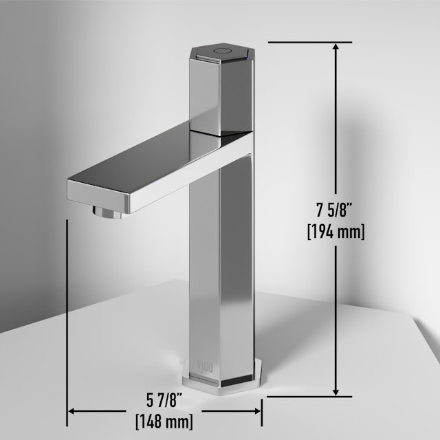 Nova Button Operated Single-Hole Bathroom Faucet - image 6 - other