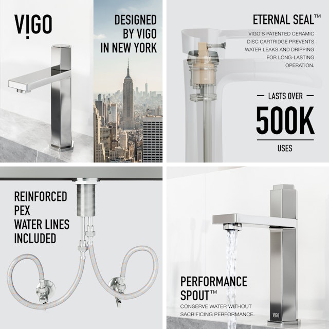 Nova Button Operated Single-Hole Bathroom Faucet - image 7 - other