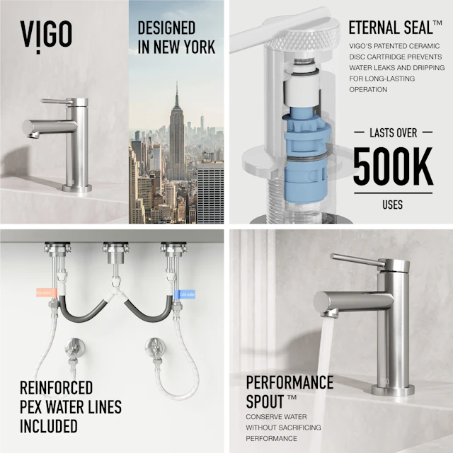 Jewel 6 in. Single-Hole Single Handle Bathroom Faucet - angle 6 - other