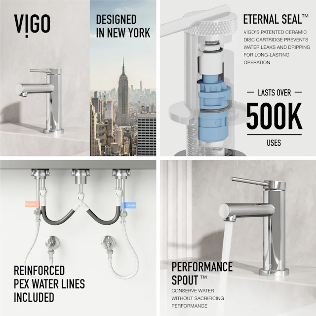 Jewel 6 in. Single-Hole Single Handle Bathroom Faucet - angle 6 - other
