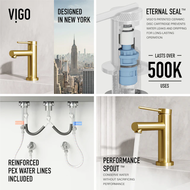Jewel 6 in. Single-Hole Single Handle Bathroom Faucet - angle 6 - other