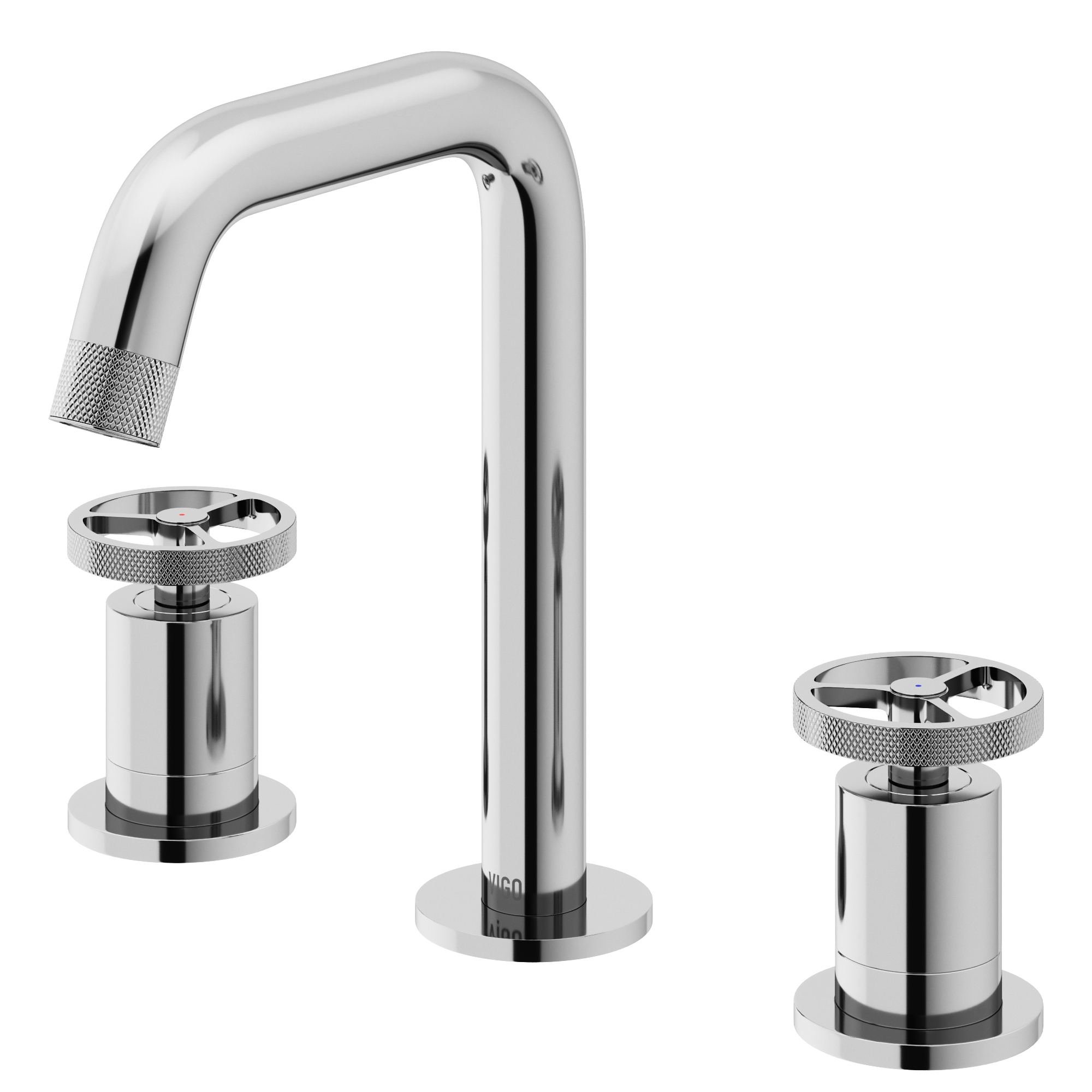Cass Two Handle Three-Hole Widespread Bathroom Faucet
