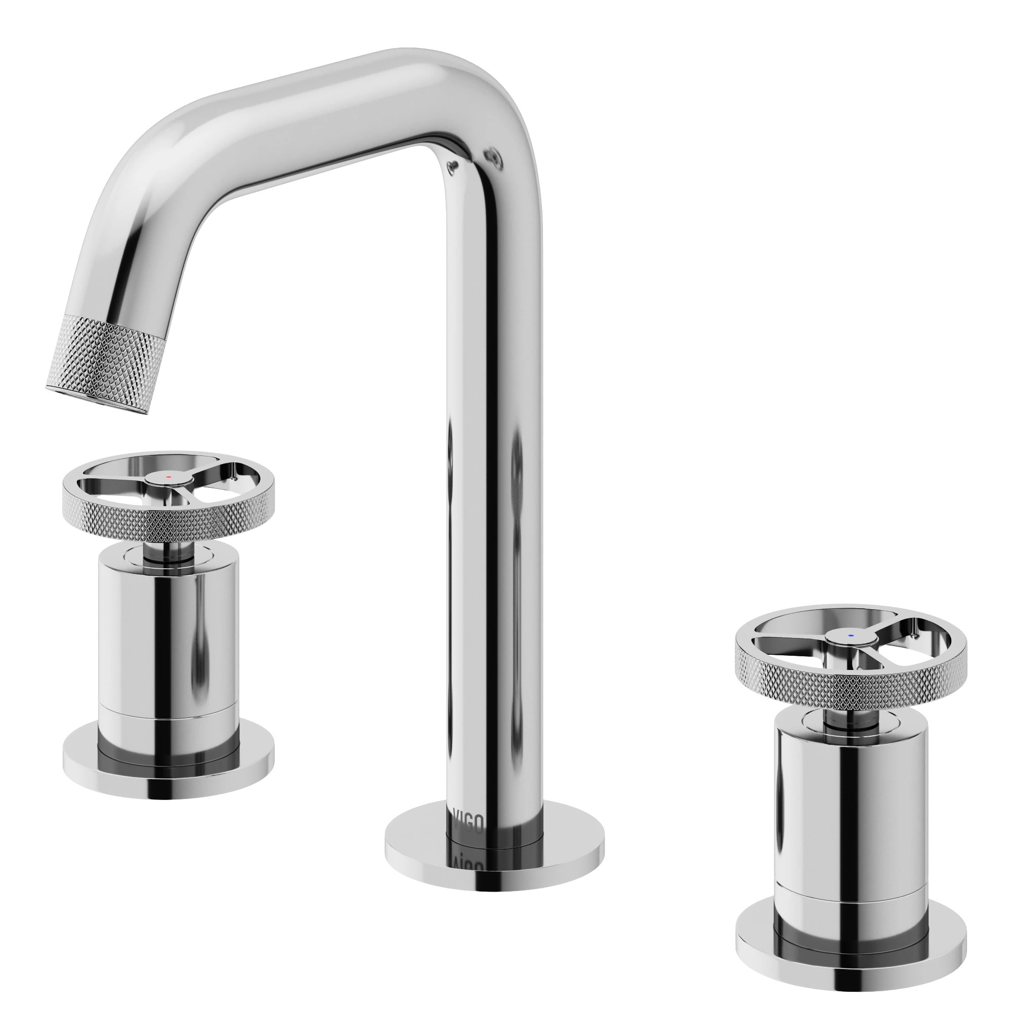 Cass Two Handle Three-Hole Widespread Bathroom Faucet