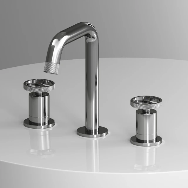 Cass Two Handle Three-Hole Widespread Bathroom Faucet - angle 2 - other