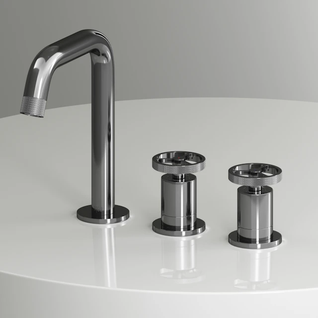 Cass Two Handle Three-Hole Widespread Bathroom Faucet - angle 3 - other