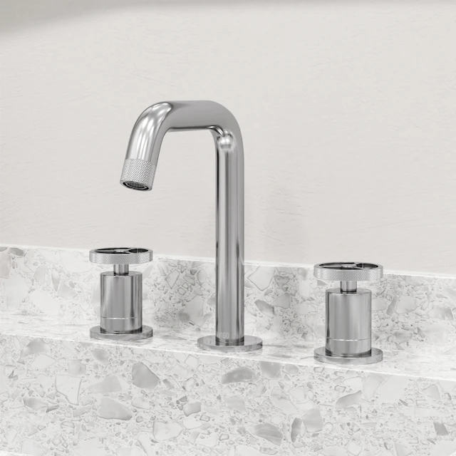 Cass Two Handle Three-Hole Widespread Bathroom Faucet - angle 4 - other
