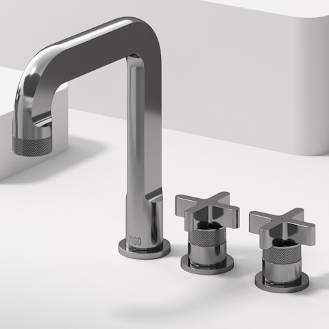 Wythe Two Handle Three-Hole Widespread Bathroom Faucet - image 3 - other