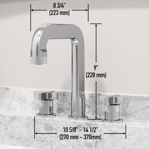 Wythe Two Handle Three-Hole Widespread Bathroom Faucet - image 6 - other