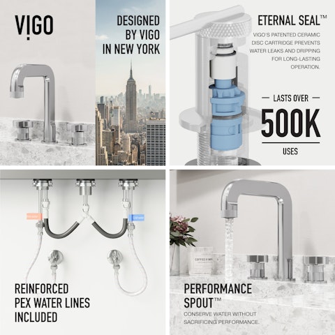 Wythe Two Handle Three-Hole Widespread Bathroom Faucet - image 7 - other