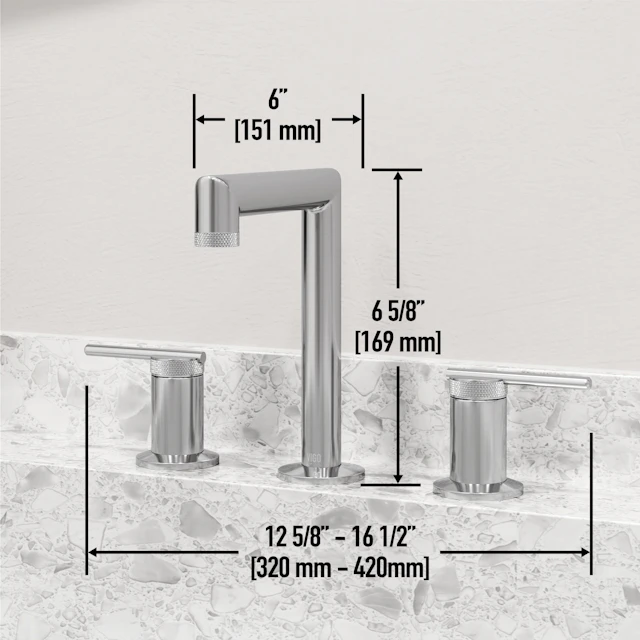 Sterling Two Handle Three-Hole Widespread Bathroom Faucet - angle 5 - other
