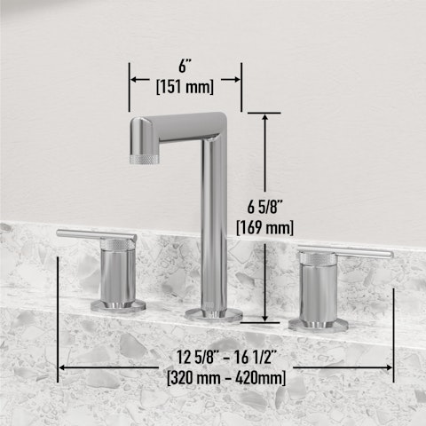 Sterling Two Handle Three-Hole Widespread Bathroom Faucet - image 5 - other