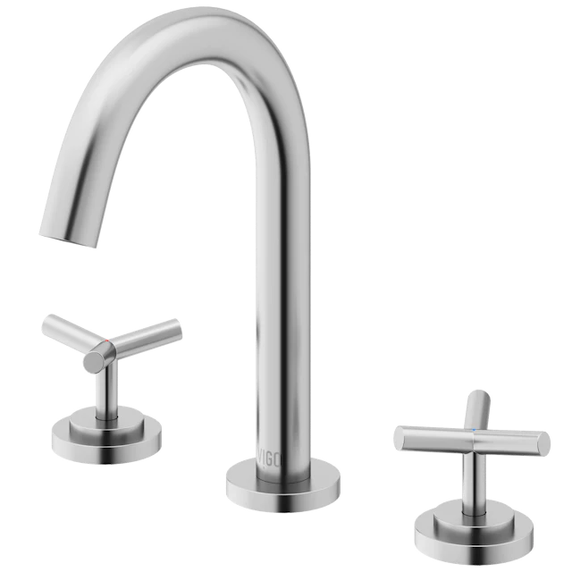 Jewel 9 in. H 2-Handle High-Arc Widespread Bathroom Faucet with Cross Handles - angle 1 - other