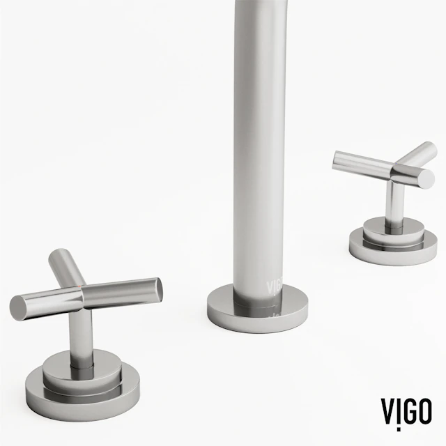 Jewel 9 in. H 2-Handle High-Arc Widespread Bathroom Faucet with Cross Handles - angle 10 - other