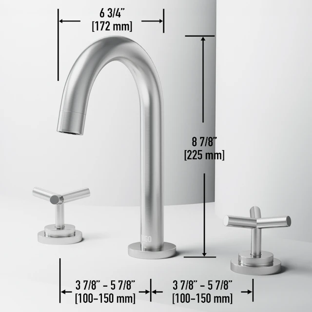 Jewel 9 in. H 2-Handle High-Arc Widespread Bathroom Faucet with Cross Handles - angle 5 - other