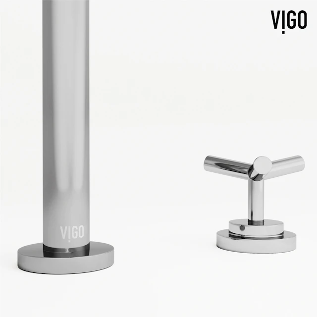 Jewel 9 in. H 2-Handle High-Arc Widespread Bathroom Faucet with Cross Handles - angle 13 - other