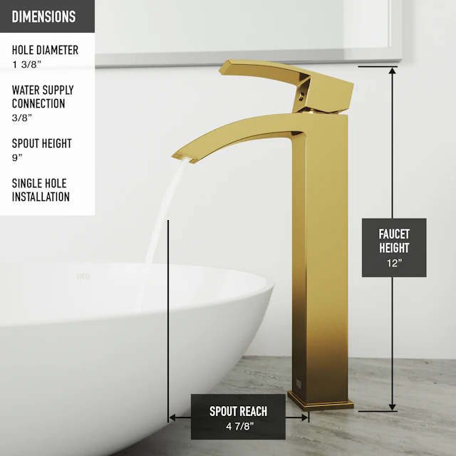 Duris Single Handle Single-Hole Bathroom Vessel Faucet - angle 7 - other
