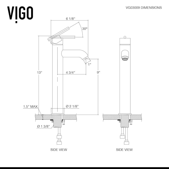 Seville Single Handle Single-Hole Bathroom Vessel Faucet - image 11 - other