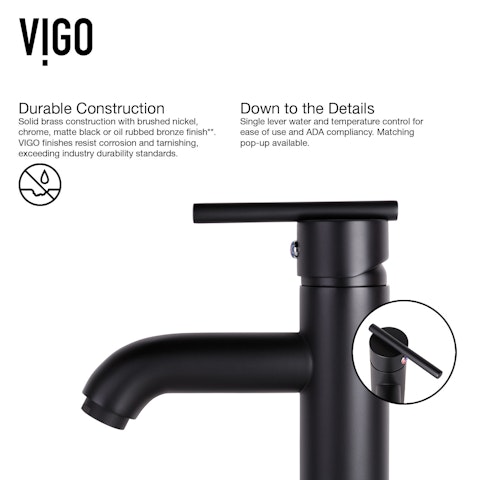 Seville Single Handle Single-Hole Bathroom Vessel Faucet - image 8 - other