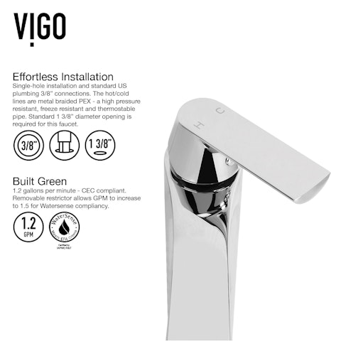 Linus Single Handle Single-Hole Bathroom Vessel Faucet - image 7 - other