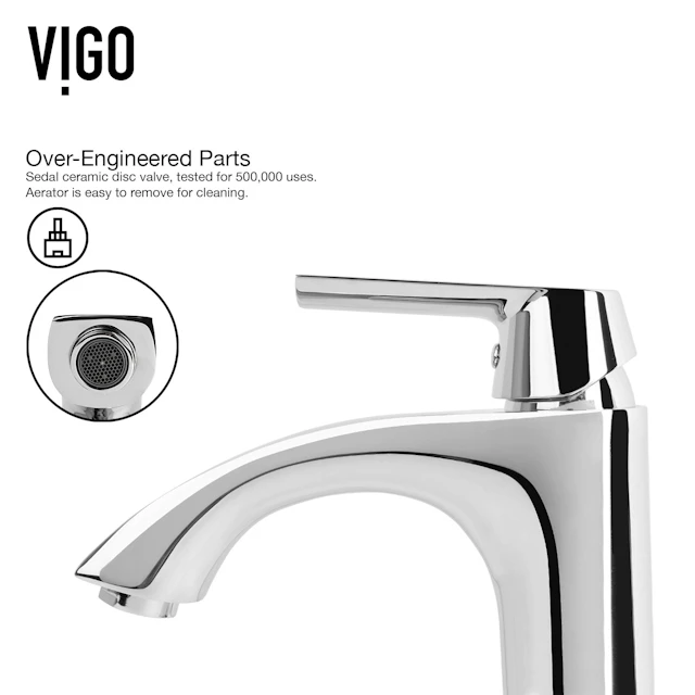 Linus Single Handle Single-Hole Bathroom Vessel Faucet - angle 9 - other