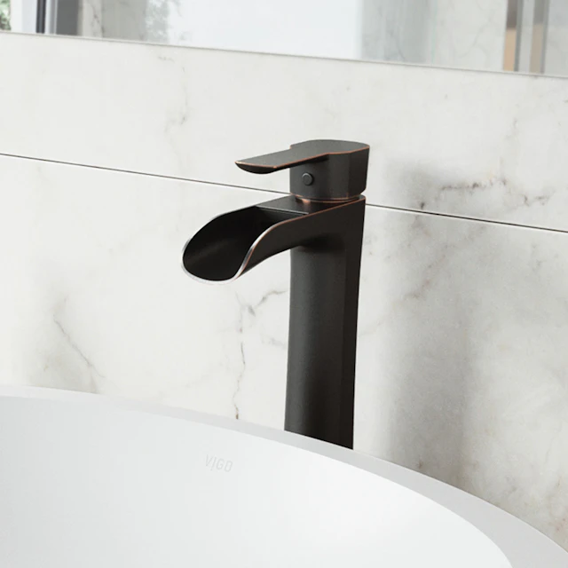 Niko Single Handle Single-Hole Bathroom Vessel Faucet Set with Pop-Up Drain Set - angle 2 - other