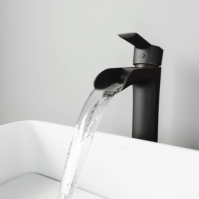 Niko Single Handle Single-Hole Bathroom Vessel Faucet Set with Pop-Up Drain Set - angle 3 - other