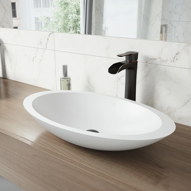 Niko Single Handle Single-Hole Bathroom Vessel Faucet Set with Pop-Up Drain Set - angle 4 - other
