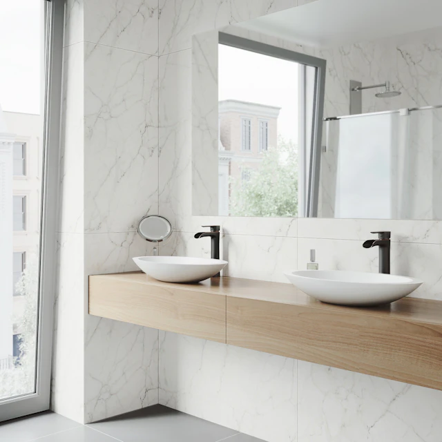 Niko Single Handle Single-Hole Bathroom Vessel Faucet Set with Pop-Up Drain Set - angle 5 - other