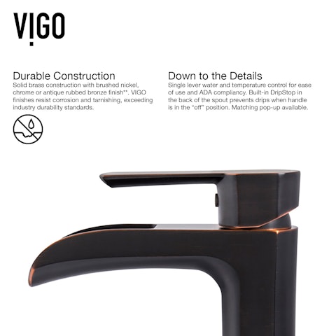 Niko Single Handle Single-Hole Bathroom Vessel Faucet Set with Pop-Up Drain Set - image 8 - other