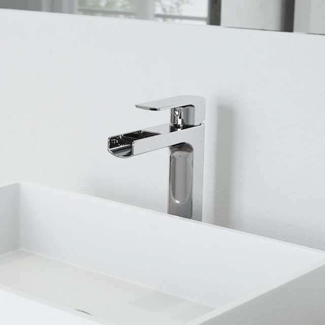 Amada Single Handle Single-Hole Bathroom Vessel Faucet - angle 2 - other