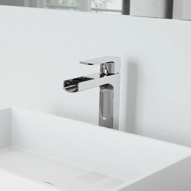 Amada Single Handle Single-Hole Bathroom Vessel Faucet - image 2 - other