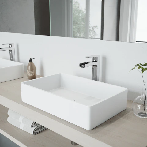 Amada Single Handle Single-Hole Bathroom Vessel Faucet - image 4 - other