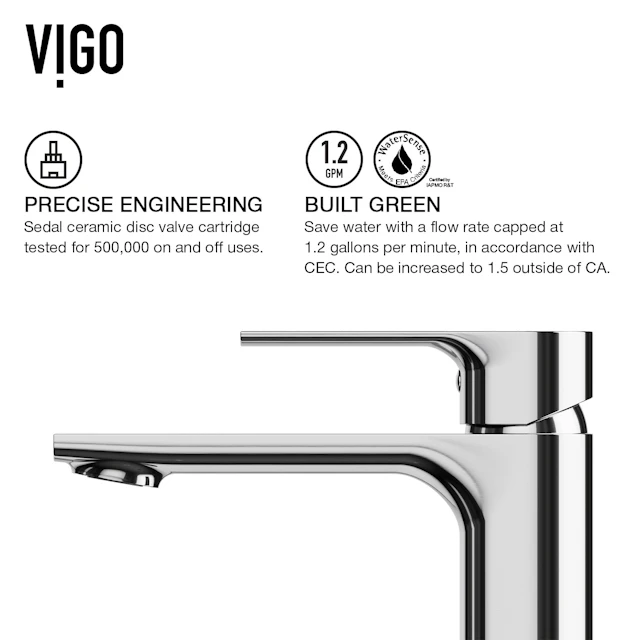 Norfolk Single Handle Single-Hole Bathroom Vessel Faucet - angle 7 - other