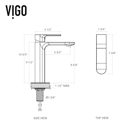 Norfolk Single Handle Single-Hole Bathroom Vessel Faucet - image 9 - other