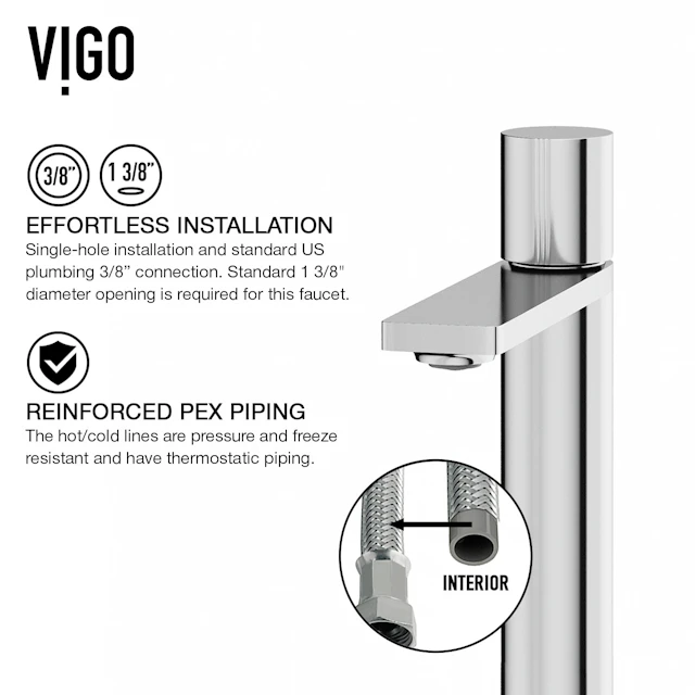 Gotham Single Handle Single-Hole Bathroom Vessel Faucet - image 10 - other