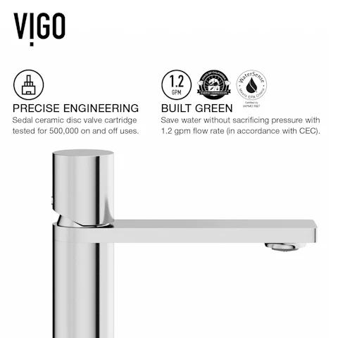 Gotham Single Handle Single-Hole Bathroom Vessel Faucet - image 9 - other