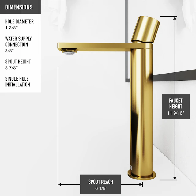 Gotham Single Handle Single-Hole Bathroom Vessel Faucet - angle 7 - other