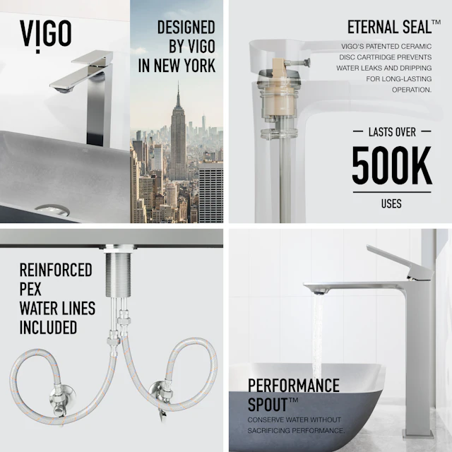 Dunn Single Handle Single Hole Bathroom Vessel Faucet - angle 6 - other