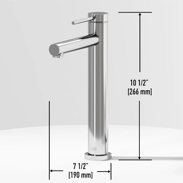 Jewel 11 in. H Single Hole Single Handle  Bathroom Vessel Sink Faucet - angle 5 - other
