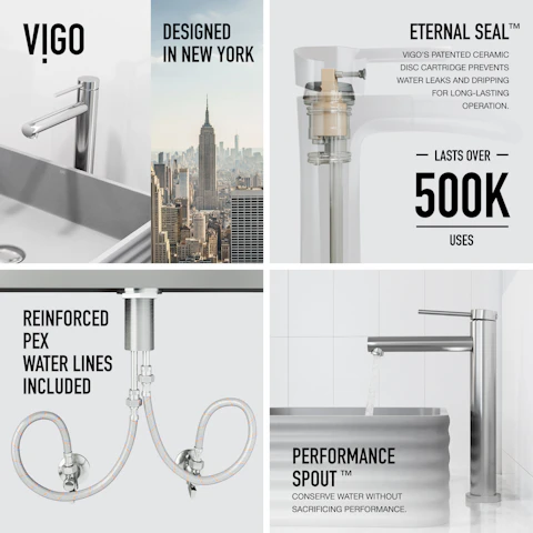 Jewel 11 in. H Single Hole Single Handle  Bathroom Vessel Sink Faucet - image 6 - other